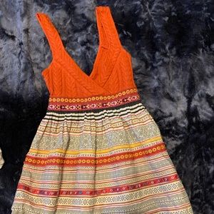 Free people knit top dress